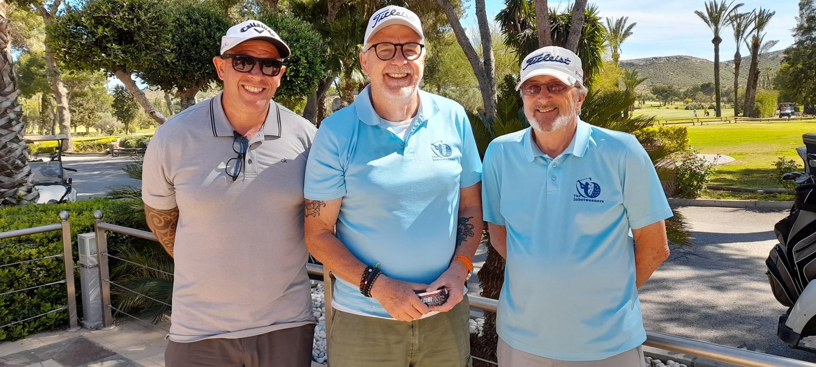 (left To Right) In 2nd place on 39 points, Carl Radcliffe. In 1st place, with a superb 40 points, Sam Williamson. And in 3rd place, with 38 points, Roy Harris