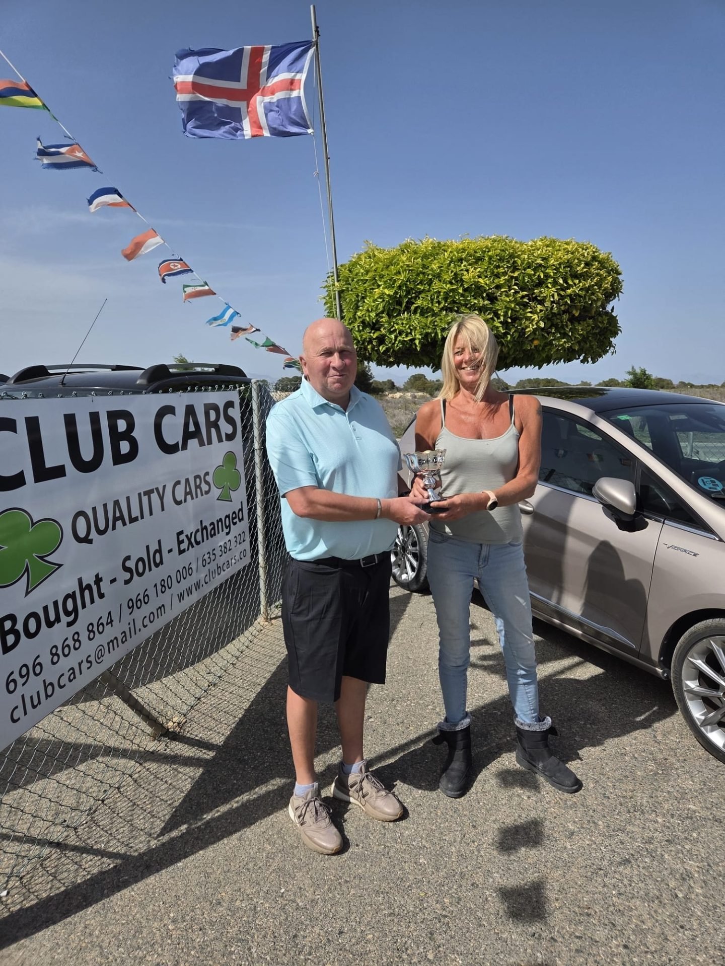 Sponser Club Cars with Inbetweeners Winner